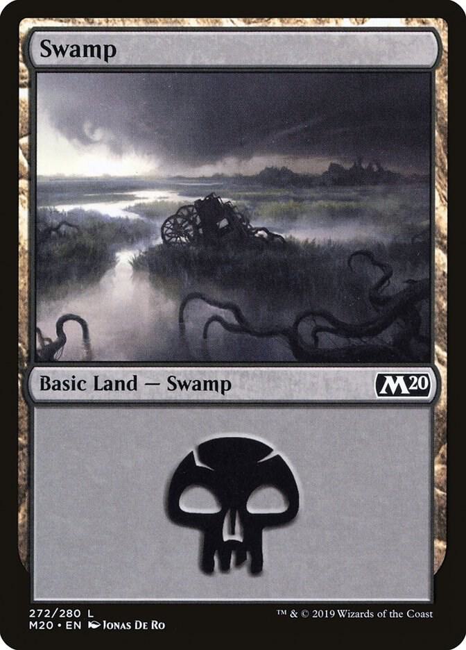 Swamp 272/280 (Core Set 2020)  - Foil