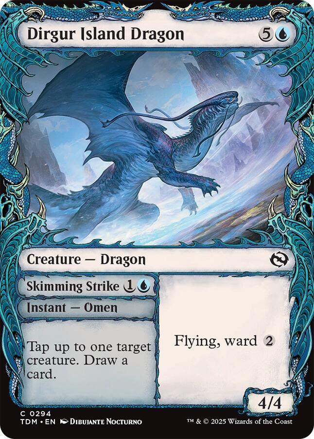 Dirgur Island Dragon // Skimming Strike 294 (Tarkir: Dragonstorm)  - Showcase