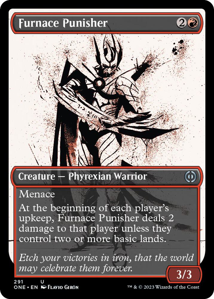 Furnace Punisher 291 (Phyrexia: All Will Be One)  - Showcase