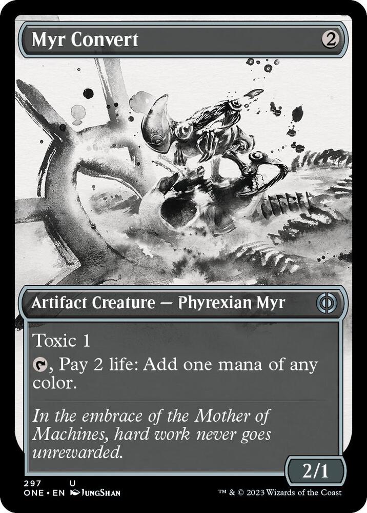 Myr Convert 297/271 (Phyrexia: All Will Be One)  - Showcase