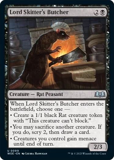 Lord Skitter's Butcher 99 (Wilds of Eldraine)  - Foil