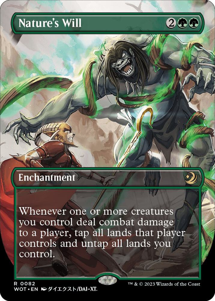 Nature's Will 82/63 (Wilds of Eldraine: Enchanting Tales)  - Borderless