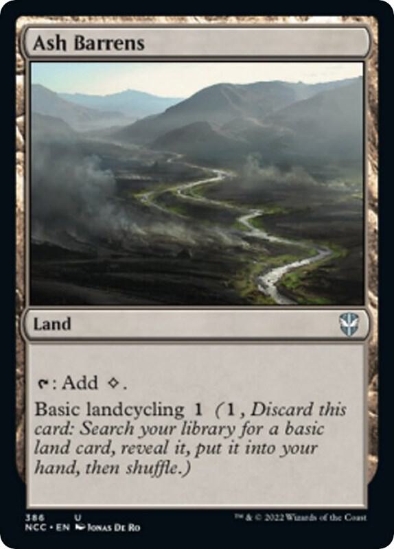 Ash Barrens 386 (Commander: Streets of New Capenna) 