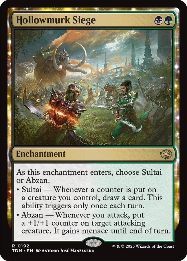 Hollowmurk Siege 192/291 (Tarkir: Dragonstorm) 