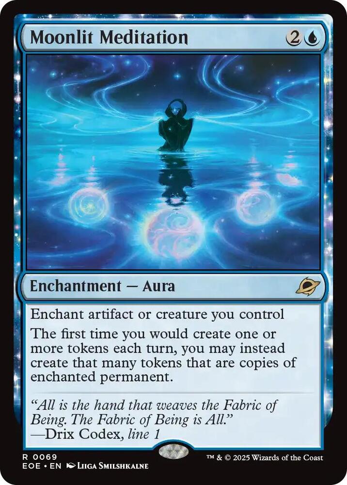 Moonlit Meditation 69 (Edge of Eternities)  - Foil
