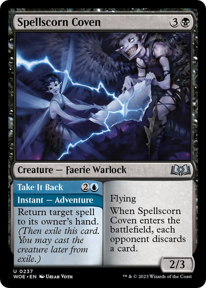 Spellscorn Coven // Take It Back 237 (Wilds of Eldraine) 