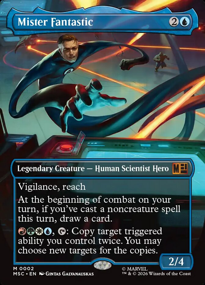 Mister Fantastic 2 (Commander: Marvel Super Heroes)  - Borderless Foil