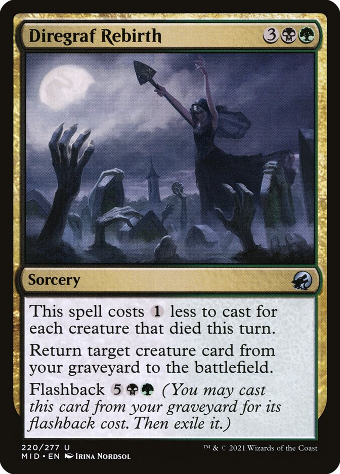 Diregraf Rebirth 220/277 (Innistrad: Midnight Hunt) 