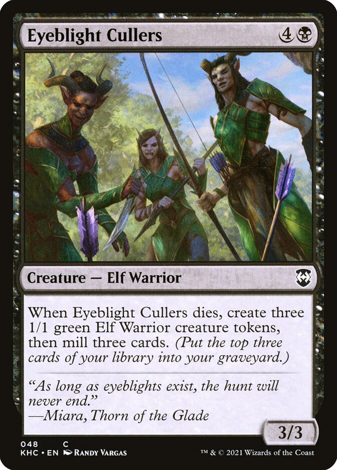 Eyeblight Cullers 48/1 (Commander: Kaldheim) 