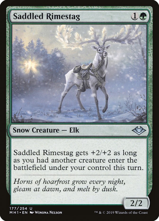 Saddled Rimestag 177/254 (Modern Horizons) 