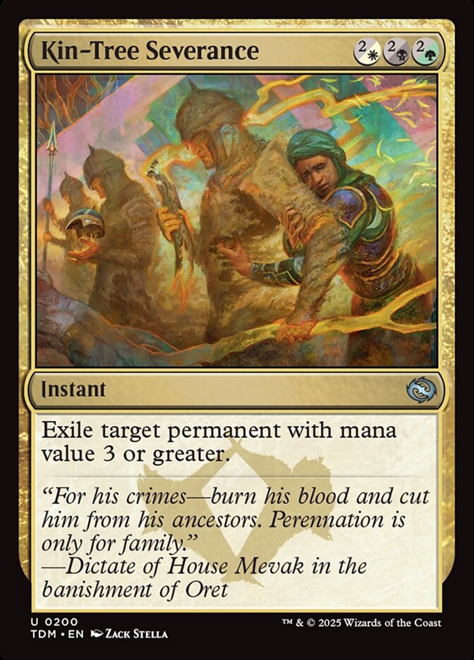 Kin-Tree Severance 200 (Tarkir: Dragonstorm)  - Foil