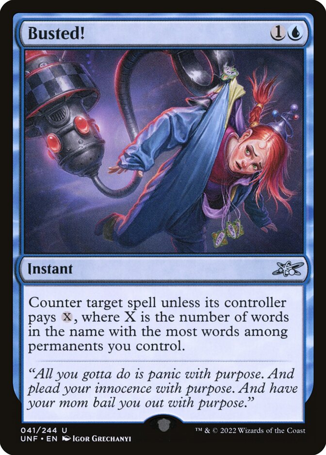 Busted! 41/244 (Unfinity) 