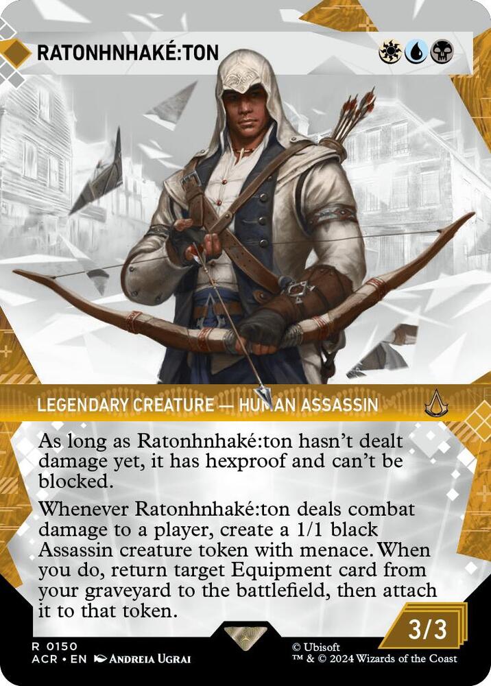 Ratonhnhaké:ton 150/110 (Universes Beyond: Assassin's Creed)  - Showcase Foil
