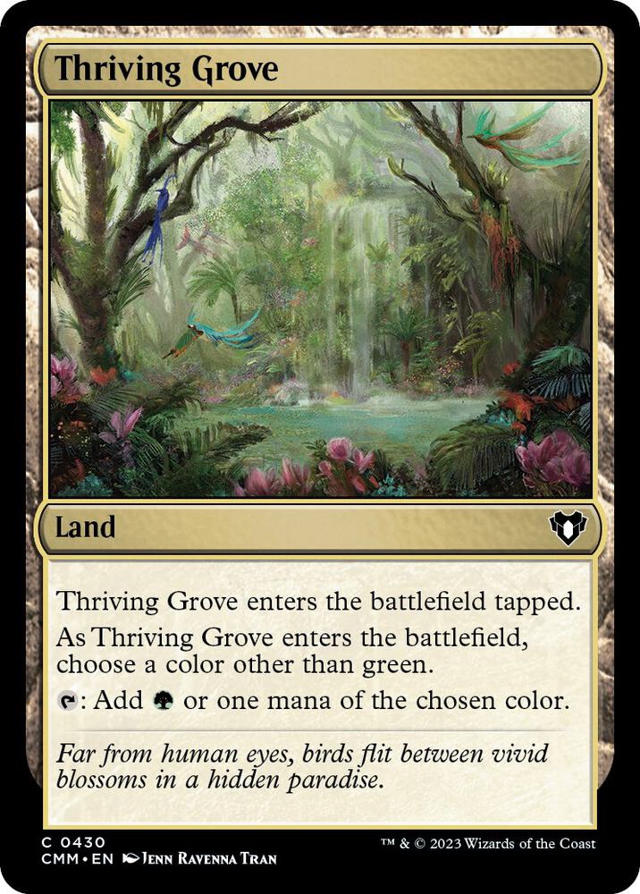 Thriving Grove 430/451 (Commander Masters)  - Foil