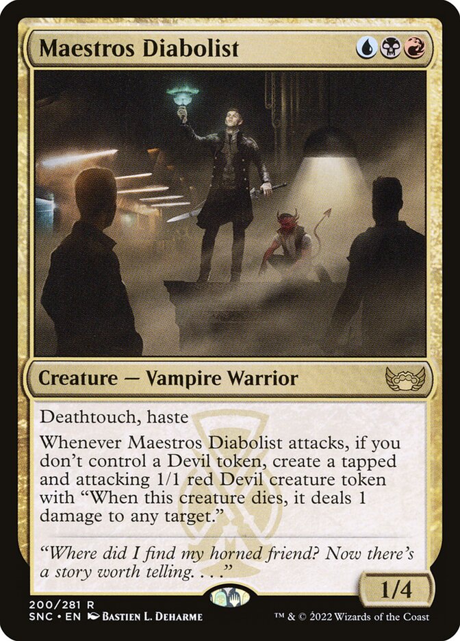 Maestros Diabolist 200/281 (Streets of New Capenna)  - Foil