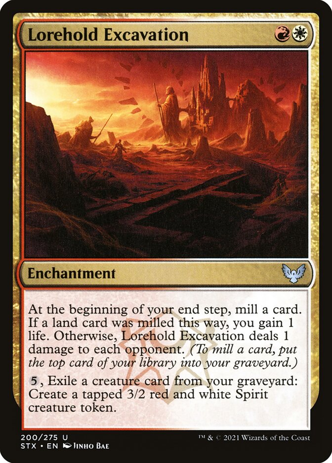 Lorehold Excavation 200 (Strixhaven: School of Mages)  - Foil