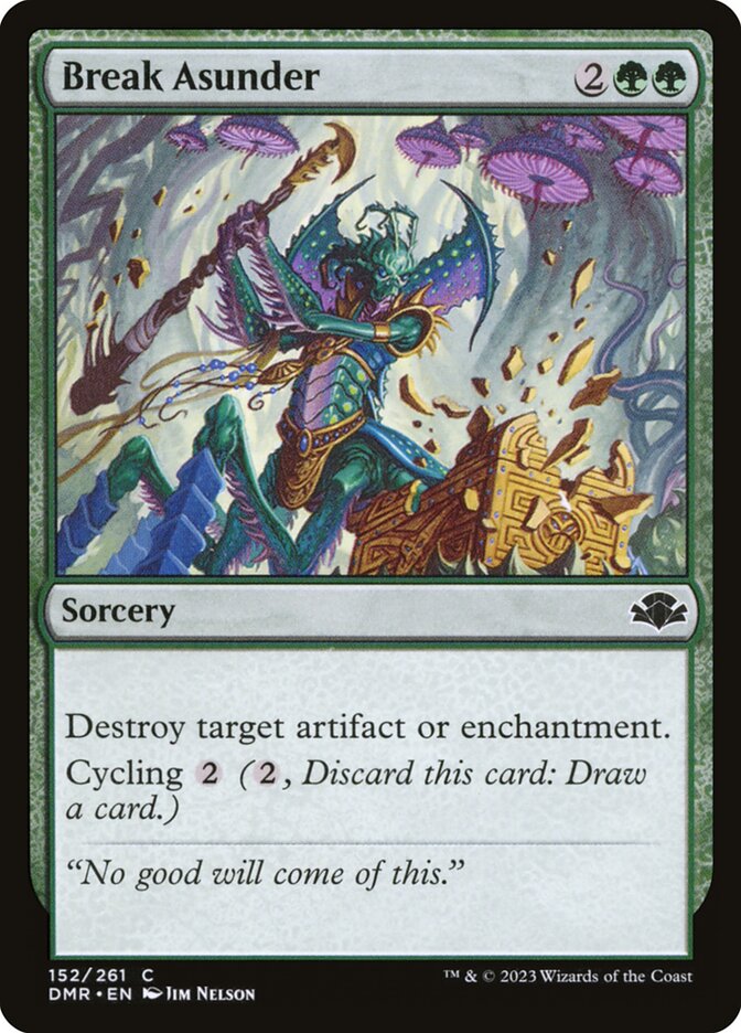 Break Asunder 152/261 (Dominaria Remastered)  - Foil