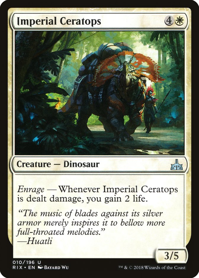 Imperial Ceratops 10/196 (Rivals of Ixalan) 