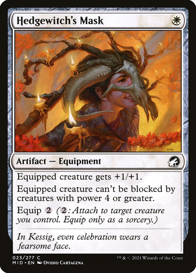 Hedgewitch's Mask 23/277 (Innistrad: Midnight Hunt)  - Foil