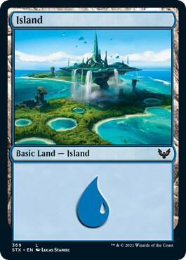 Island 369 369 (Strixhaven: School of Mages)  - Foil
