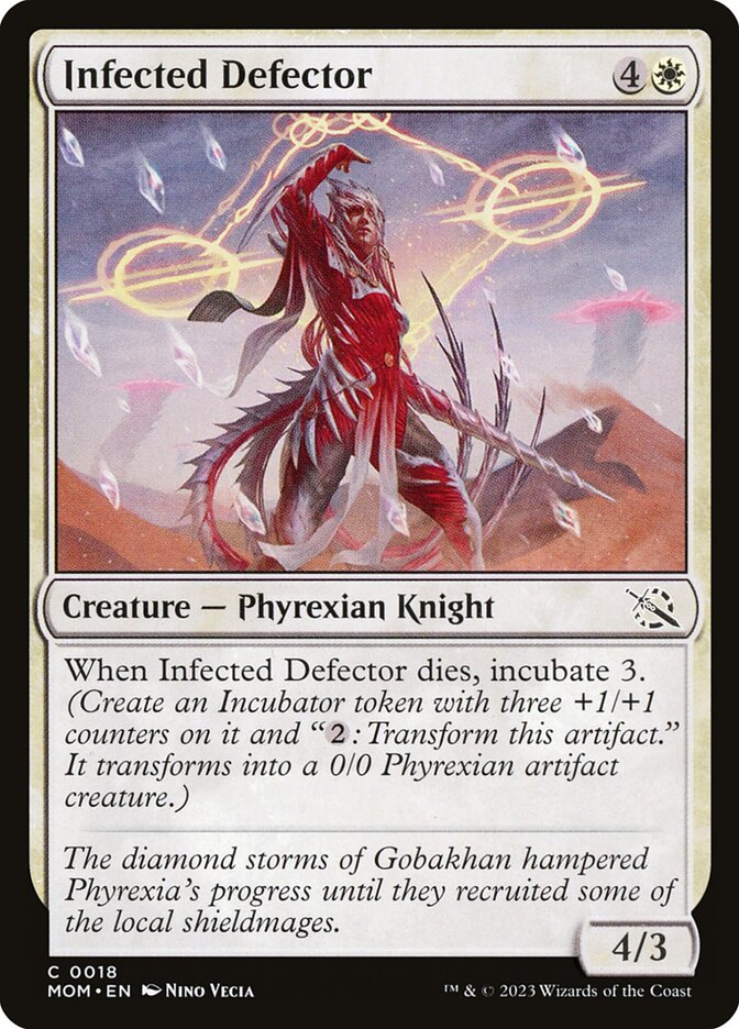 Infected Defector 18/291 (March of the Machine)  - Foil