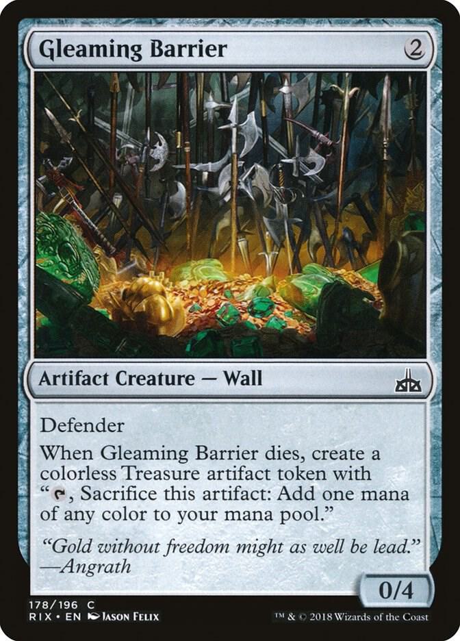 Gleaming Barrier 178/196 (Rivals of Ixalan) 