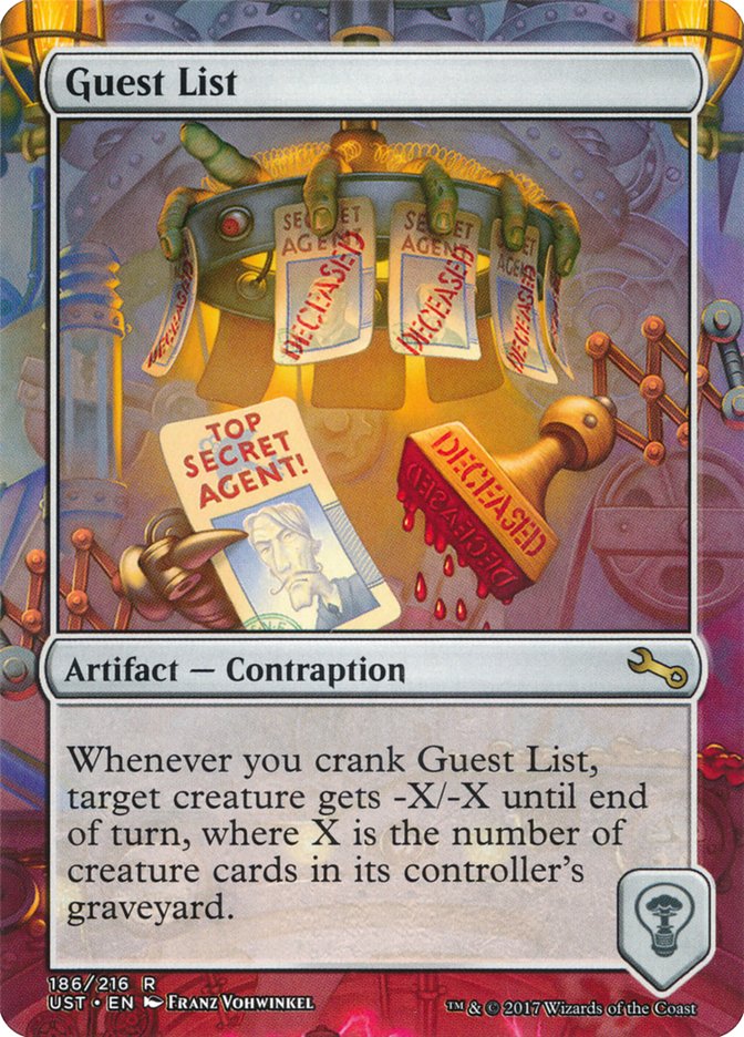Guest List 186/216 (Unstable)  - Foil