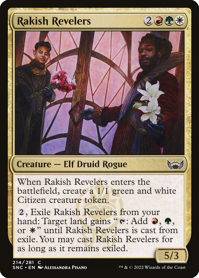 Rakish Revelers 214/281 (Streets of New Capenna)  - Foil