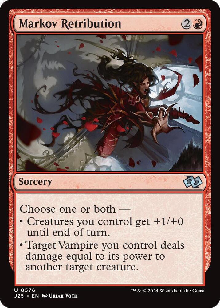 Markov Retribution 576/779 (Foundations Jumpstart) 