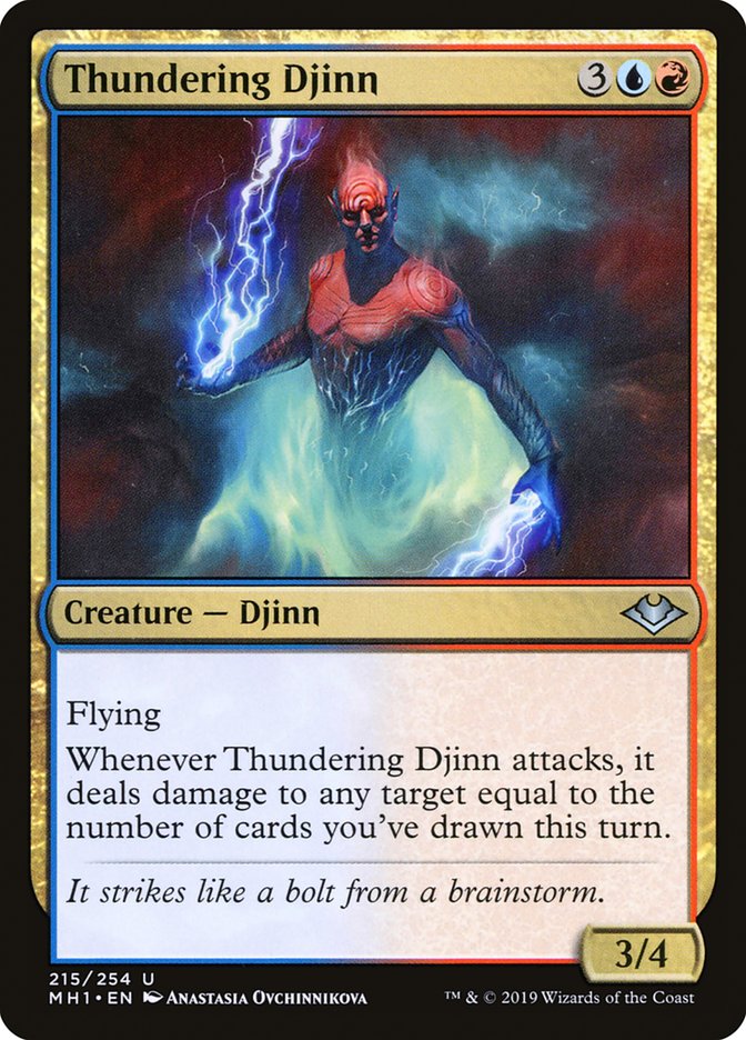 Thundering Djinn 215/254 (Modern Horizons) 