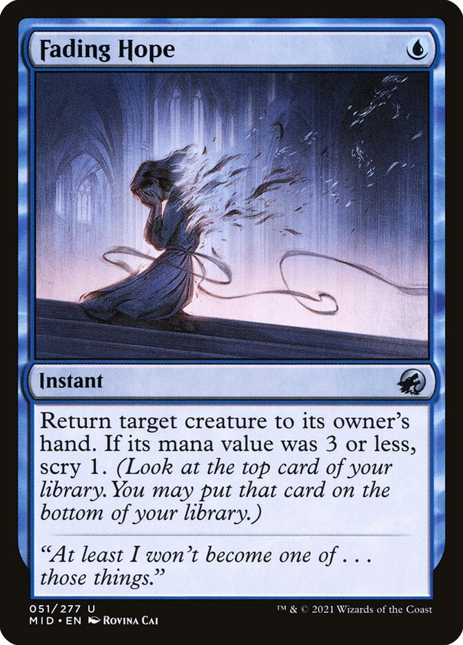 Fading Hope 51/277 (Innistrad: Midnight Hunt) 