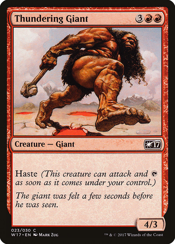 Thundering Giant 23/30 (Welcome Deck 2017) 