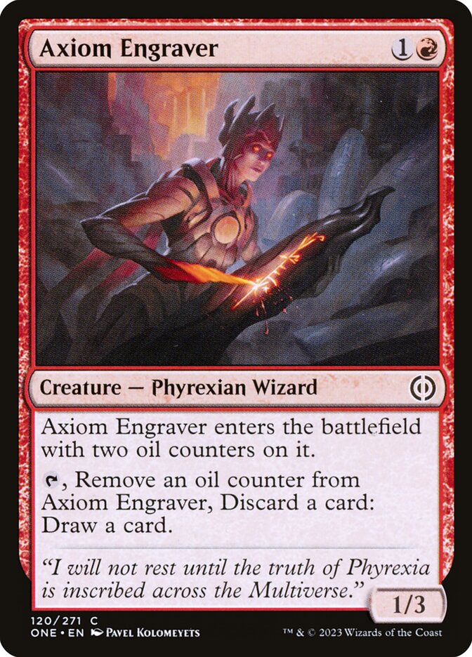 Axiom Engraver 120/271 (Phyrexia: All Will Be One)  - Foil