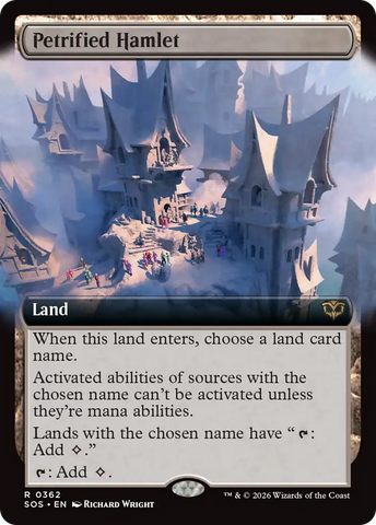 Petrified Hamlet (Extended Art) [Secrets of Strixhaven]