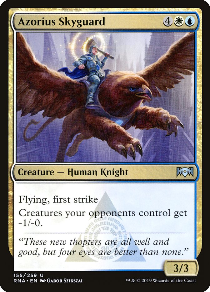 Azorius Skyguard 155/259 (Ravnica Allegiance)  - Foil