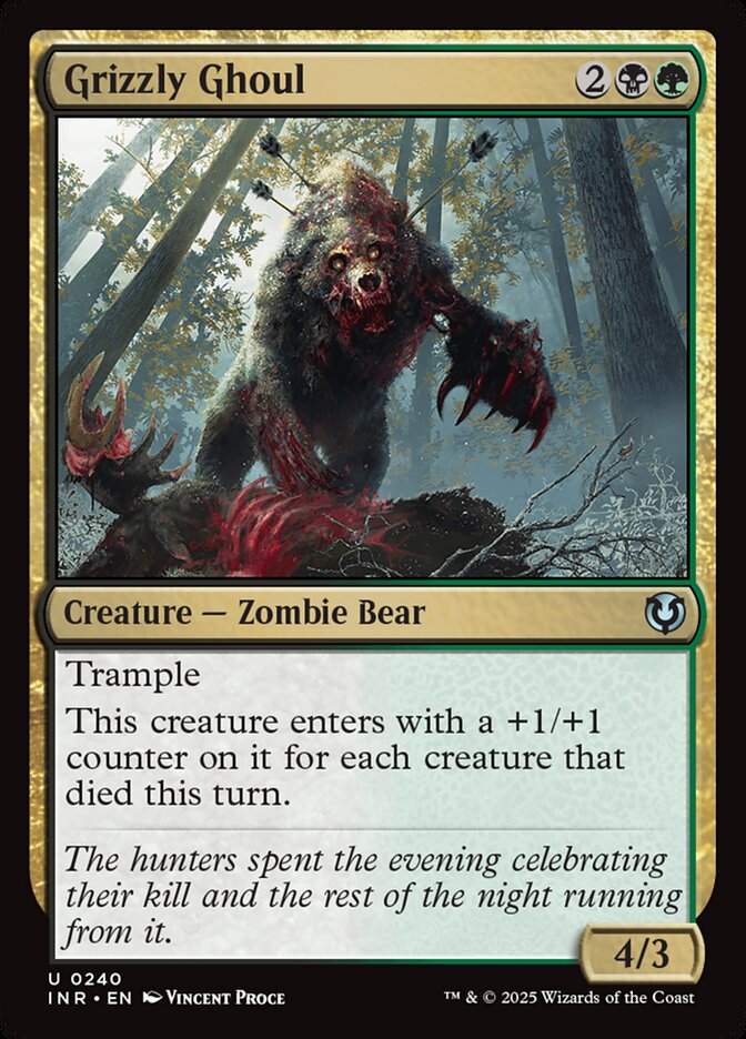 Grizzly Ghoul 240/287 (Innistrad Remastered)  - Foil