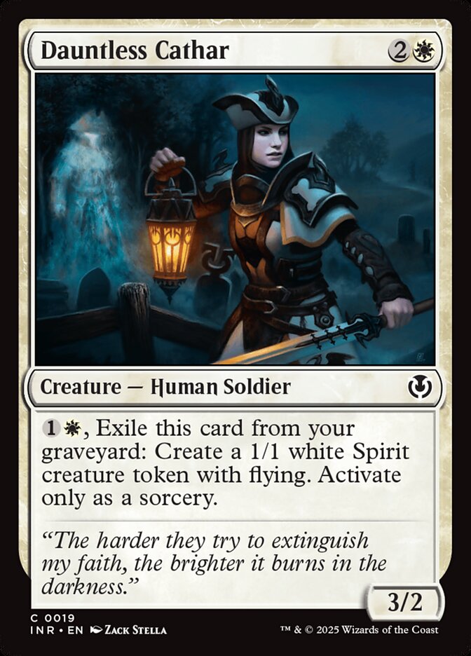 Dauntless Cathar 19/287 (Innistrad Remastered)  - Foil