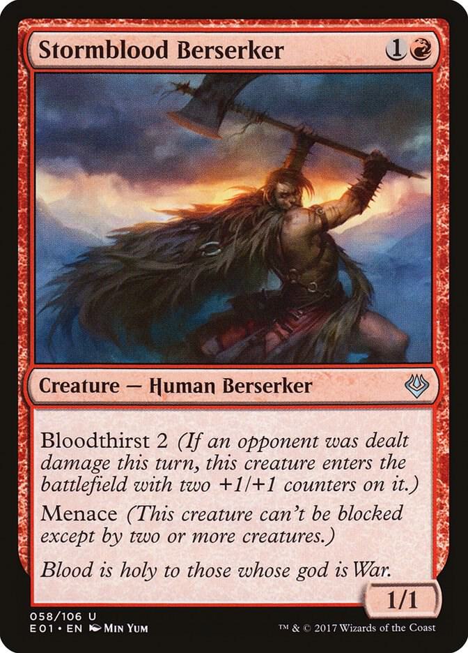 Stormblood Berserker 58/106 (Archenemy: Nicol Bolas) 