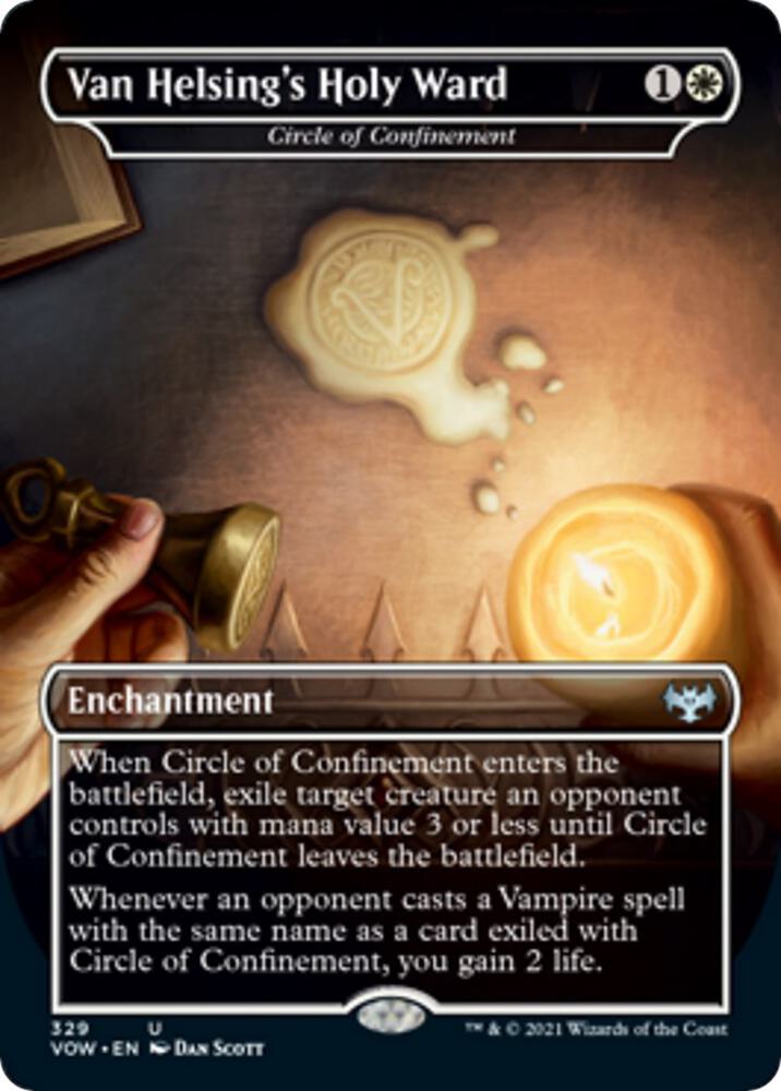 Van Helsings Holy Ward Circle of Confinement 329 (Innistrad: Crimson Vow) 