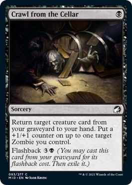 Crawl from the Cellar 93/277 (Innistrad: Midnight Hunt)  - Foil