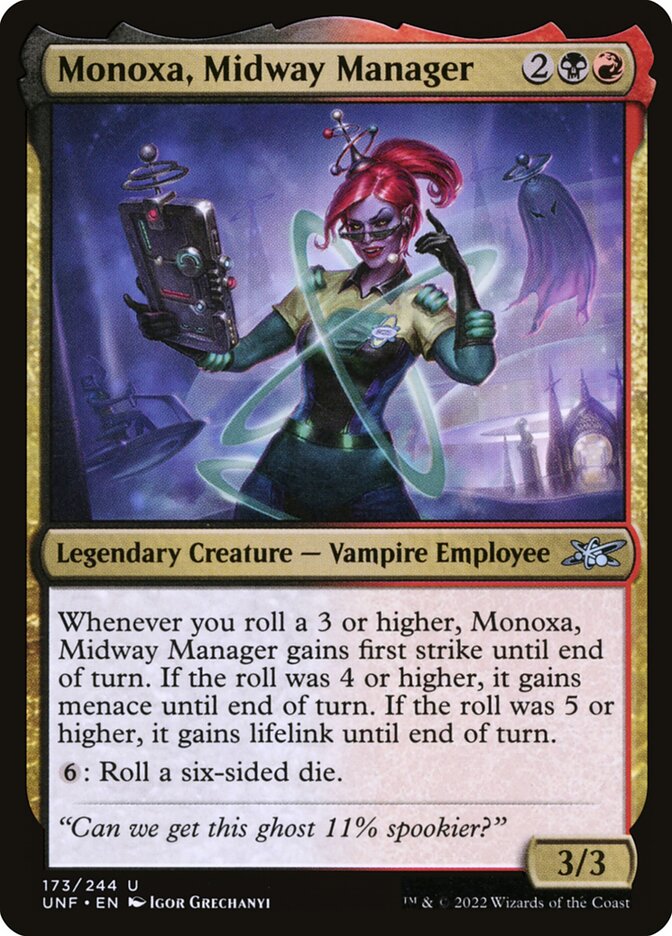 Monoxa, Midway Manager 173/244 (Unfinity)  - Foil