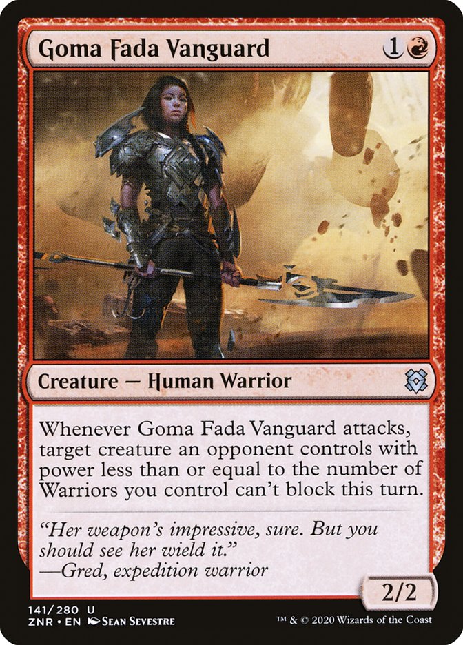 Goma Fada Vanguard 141/280 (Zendikar Rising)  - Foil