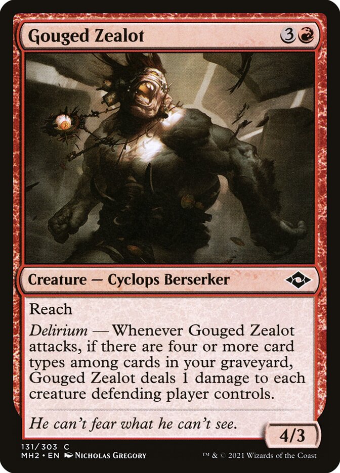 Gouged Zealot 131 (Modern Horizons 2) 