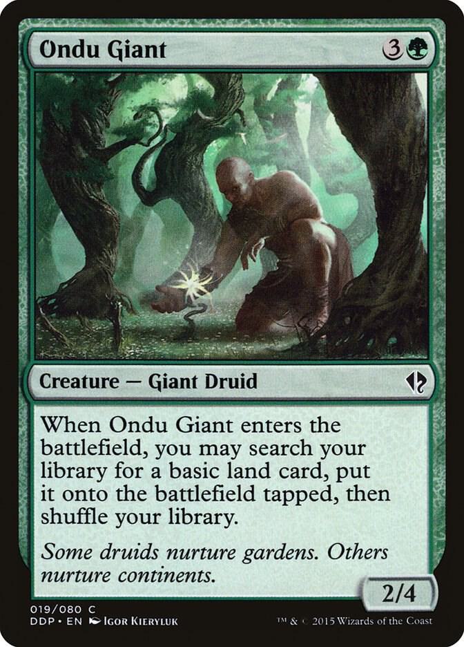 Ondu Giant 19/80 (Duel Decks: Zendikar vs. Eldrazi) 