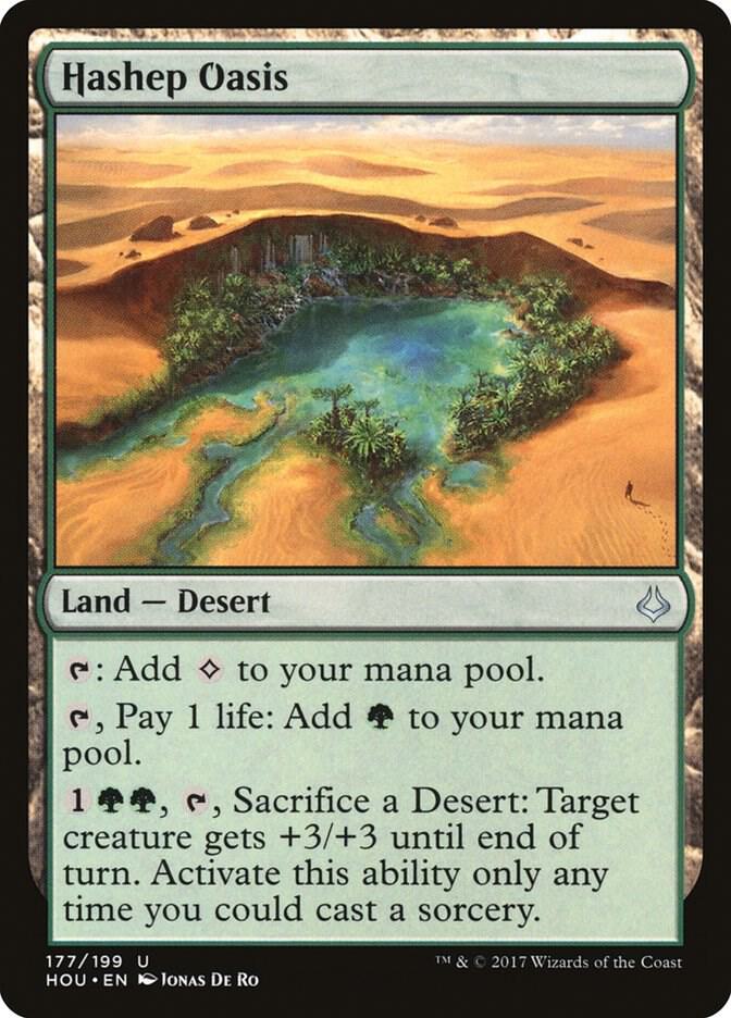 Hashep Oasis 177/199 (Hour of Devastation)  - Foil