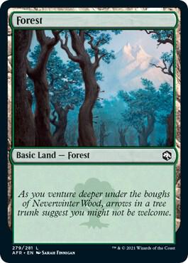 Forest 279 279 (Adventures in the Forgotten Realms)  - Foil