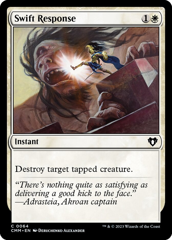 Swift Response 64/451 (Commander Masters) 