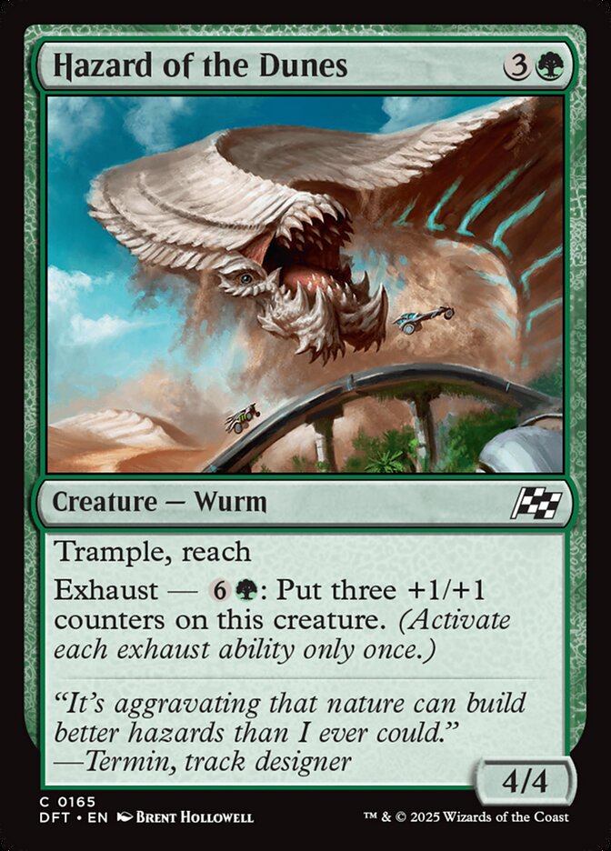 Hazard of the Dunes 165/291 (Aetherdrift)  - Foil