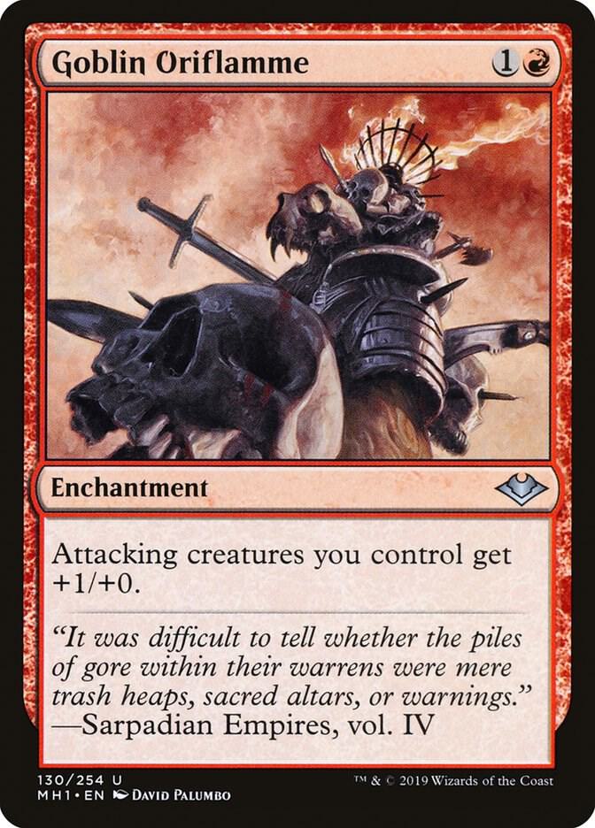 Goblin Oriflamme 130/254 (Modern Horizons) 