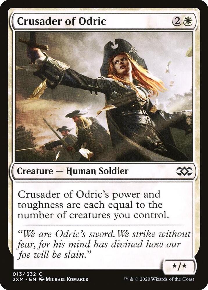 Crusader of Odric 13/332 (Double Masters)  - Foil